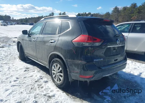 2017 Nissan Rogue Sv z USA, uszkodzony, nr VIN KNMAT2MV0HP608665